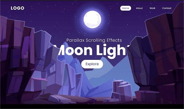 How to Create Space Parallax Scrolling using HTML CSS & JavaScript
